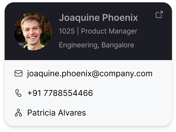 Employee card
